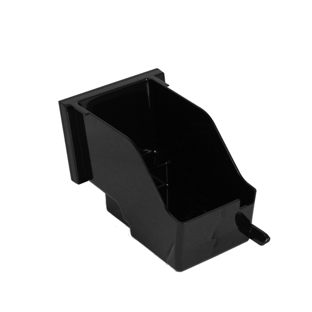 DeLonghi Tresterbehälter / Satzbehälter inkl. Blende (Schwarz) ECAM 44.660.B Eletta Cappuccino