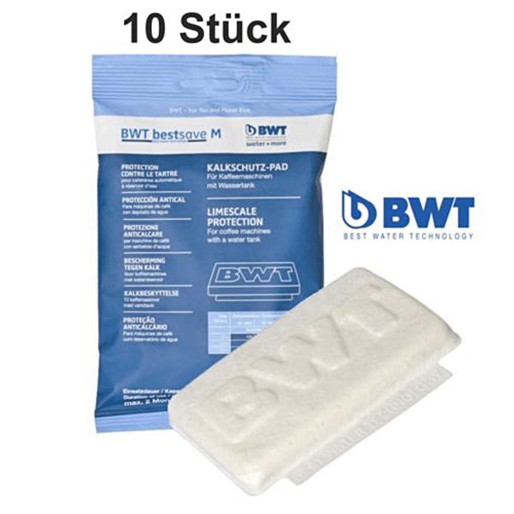 BWT bestsave M Kalkschutz PAD Wasserfilter - 10 Stück