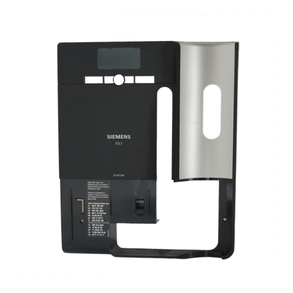 Siemens Front Abdeckplatte klavierlack silber  EQ.7