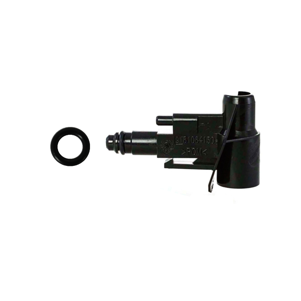 Saeco Einlaufstutzen (schwarz) mit O-Ring