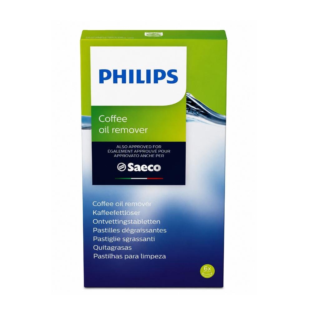 Saeco Coffee Clean, Kaffeefettlöser, Reinigungs-Tabletten, 6Tabletten